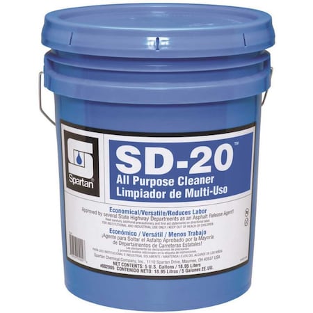 Spartan Chemical SD-20 5 Gallon Citrus Scent All-Purpose Degreaser 002005